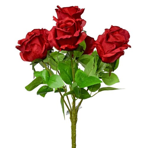 Kytica ruža červ 45cm