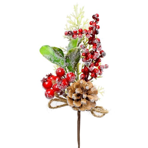 Zápich červená 24cm - Umelé kvety