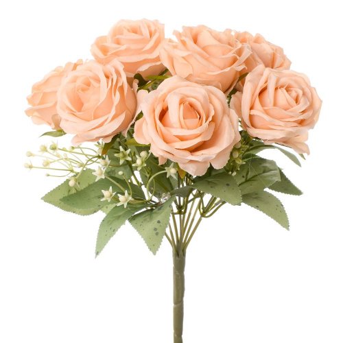 Kytica ruža brosk. x9 32cm