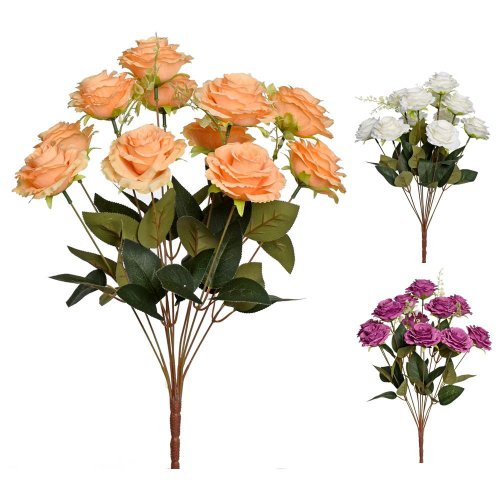 Kytica ruže mix f x11 50cm