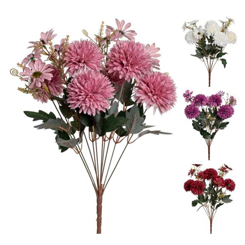 Kytica chryzantémy 4f x10 46cm