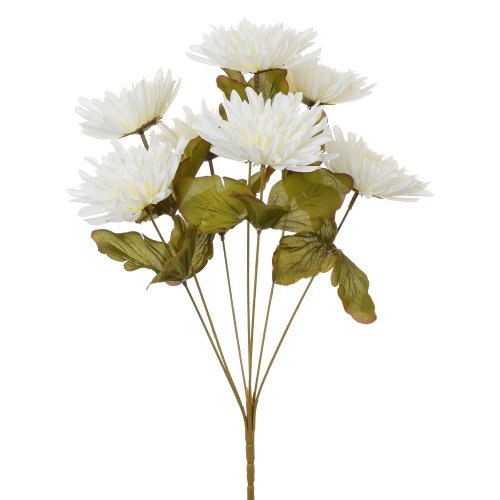 Kytica chryzantéma 45cm biela