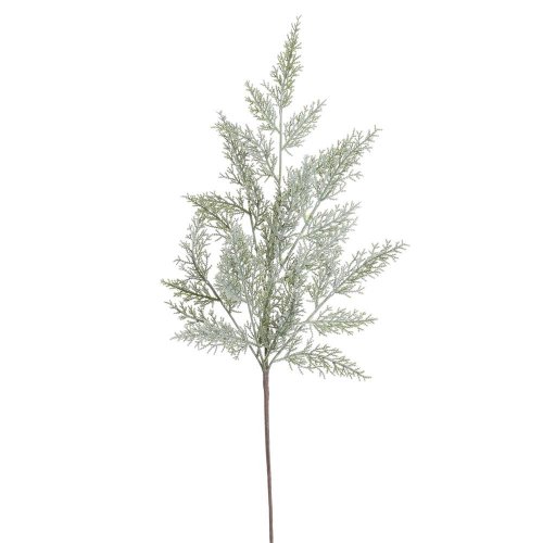 Vian. vetvička thuja zasnež bie gliter 63cm