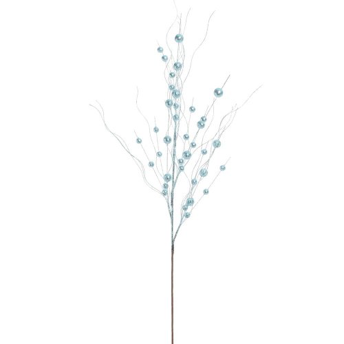 Vian. konárik modré gulky gliter 70cm