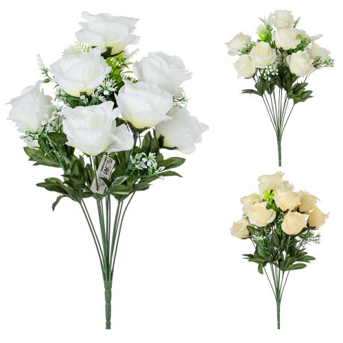 Kytica ruža 3f 49cm