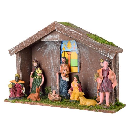 Betlehem 40x13x28cm - Vianočné dekorácie