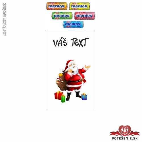 Mini mentos santa s darčekmi