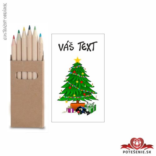 Vianočné pastelky -  stromček