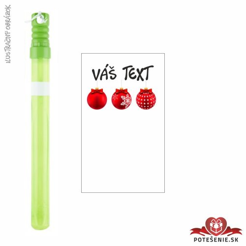 Vianočný bublifuk 001