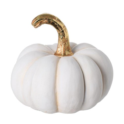 Tekvica biela keramika 15.5*15.5*13.5cm