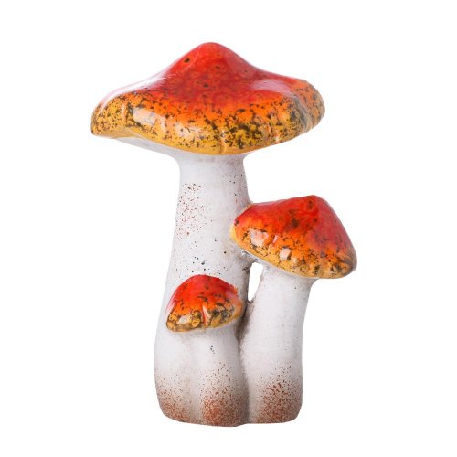 Huby 3 čer/žl/bie keramika 8,5x6x12,5cm