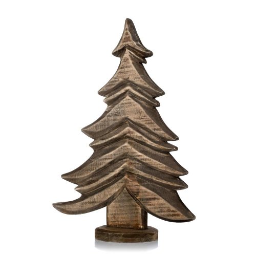 Stromček drevo zl. 24*10*35cm
