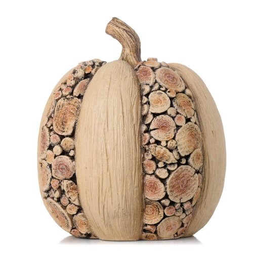 Tekvica drev. vzhľad bl.hnedá mgo 18,3*18,2*21,3cm