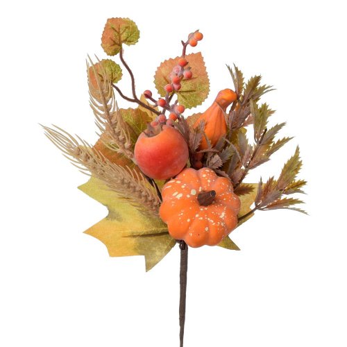 Konárik tekvice, gran.jab., klasy, lístie or/če/zel 29cm