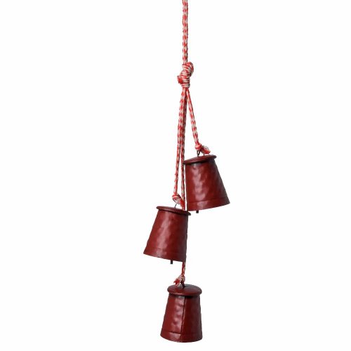 Záves zvonce kov čer.  5*5*40cm