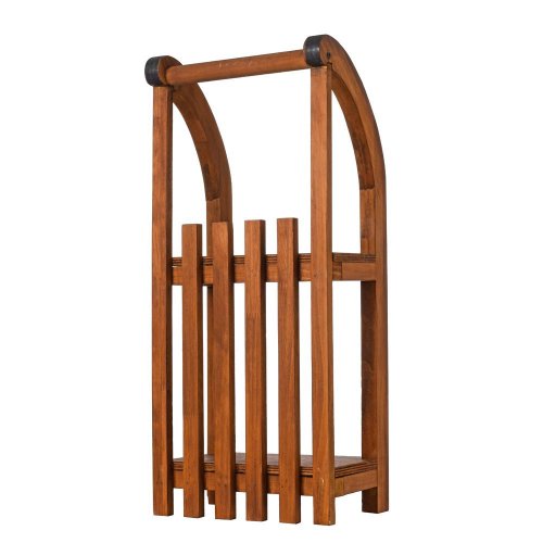Polica sánky drevo 33*40*88cm