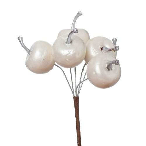 Zápich jabĺčka bie. perleť /3 12cm