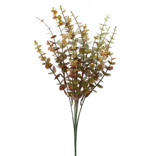 Zeleň eucalyptus baby blue zeleno-červený 41cm