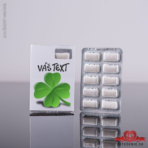 Žuvačky v blistri pre maturantov 19