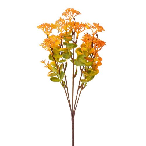 Zeleň sedum oranžové 32cm - Umelé kvety