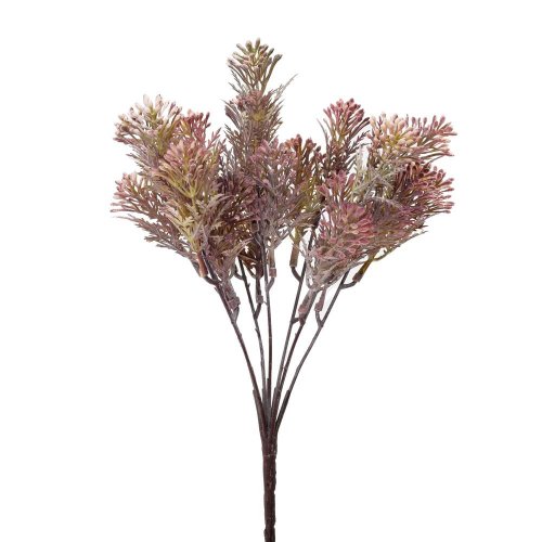 Zeleň drob. guličky ružové 29cm