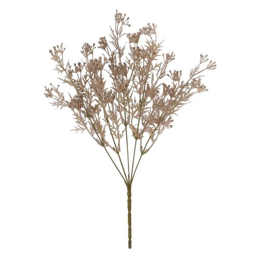 Zeleň drobné bobulky bledo-hnedá 35cm