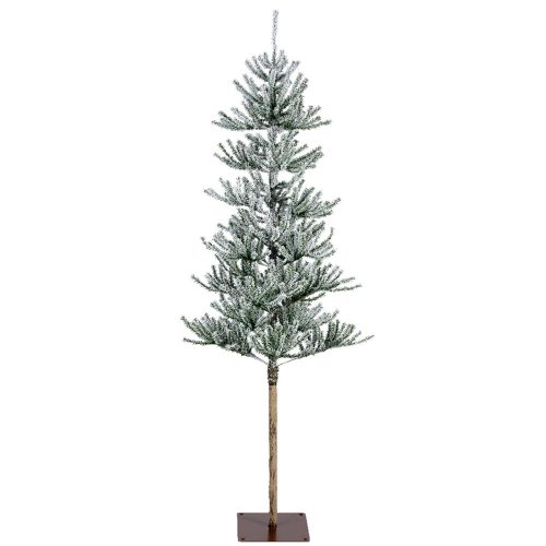 Strom vianočný borovica oppdal zasnežený na pni výška 180/priemer 70 cm