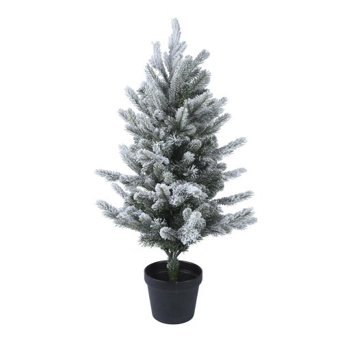 Strom vianočný zasnežený v kvetin.grandis výška 60/priemer 44 cm