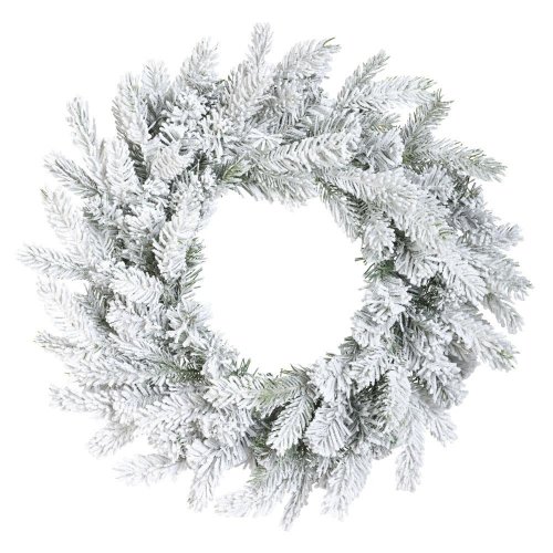 Veniec čečina zasnežený priemer 50/8 cm 680863