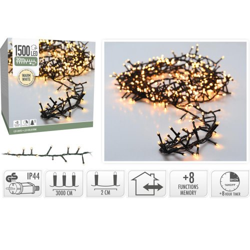 Led1500 svetielka micro 30m /elek./ww/ out,ind/timer/8fun//ax8560160 - Vianočné osvetlenie