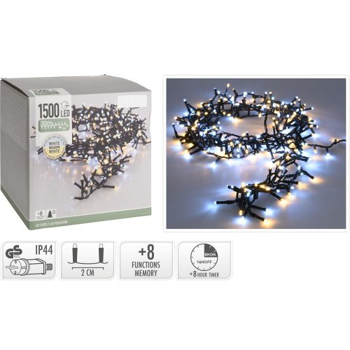 Led1500 svetielka micro 30m /elek./ww/w/ out,ind/timer/8fun//ax8560560 - Vianočné osvetlenie