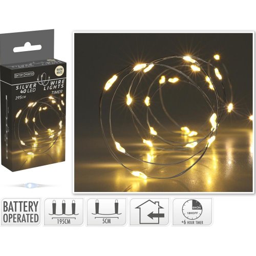 Led40 na drôtiku/bater./ww/ind/timer//ax9731110