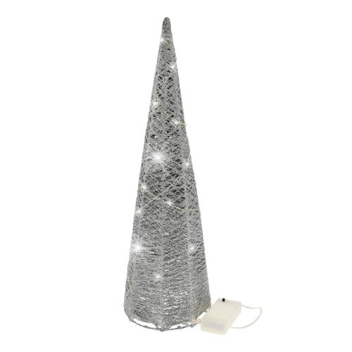340fl/s strom kužel led strieborný s 12x12x40cm