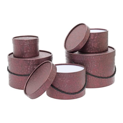 Darčeková krabička hnedá s/5 13x9 - 25x7cm