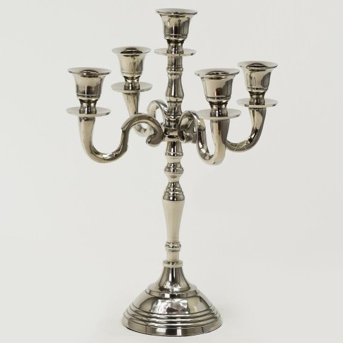 Alumin/nik svietnik 5 ram/ 30 cm