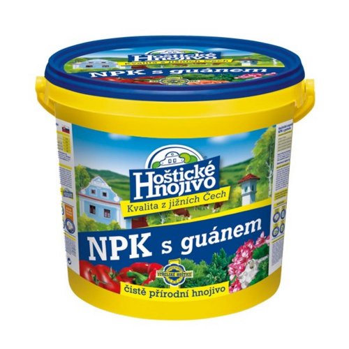 Hoštické npk s guánom 8kg - kyblík 65/p.voc špeciálna