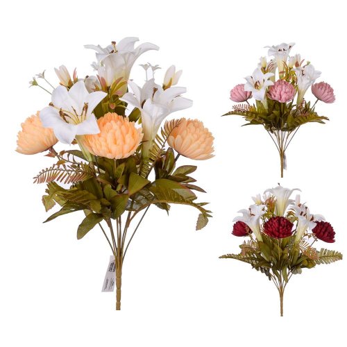 Kytica ľalia chryz. x10 3f 42cm