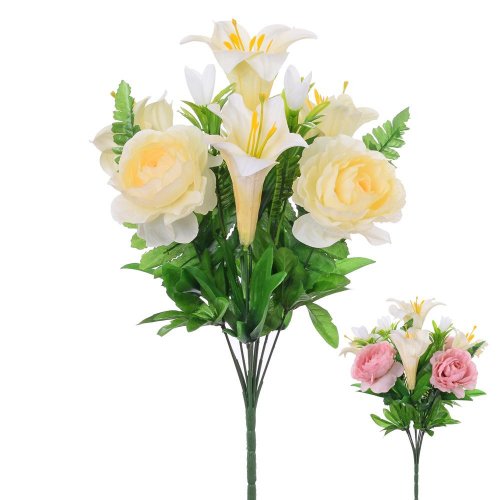 Kytica ľalia ruža  x10 2f 41cm super cena