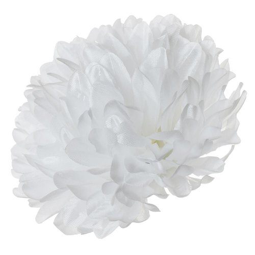 Hlava chryzantéma biela 12cm bal:12ks
