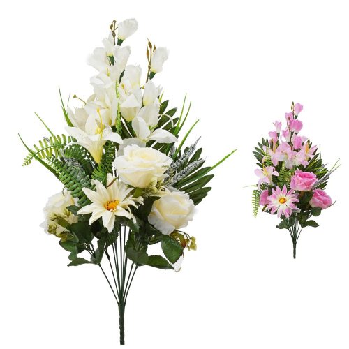 Kytica ruža ľalia x12 2f 60cm super cena