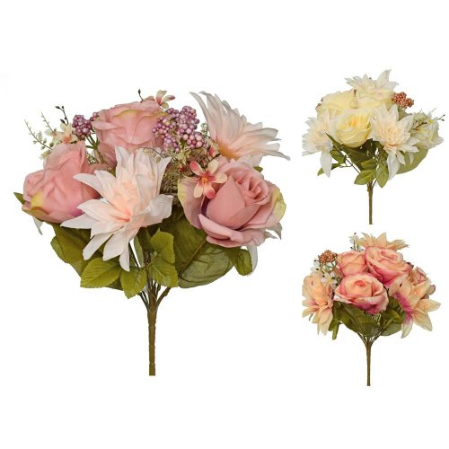 Kytica ruža dahlia  3f 40cm