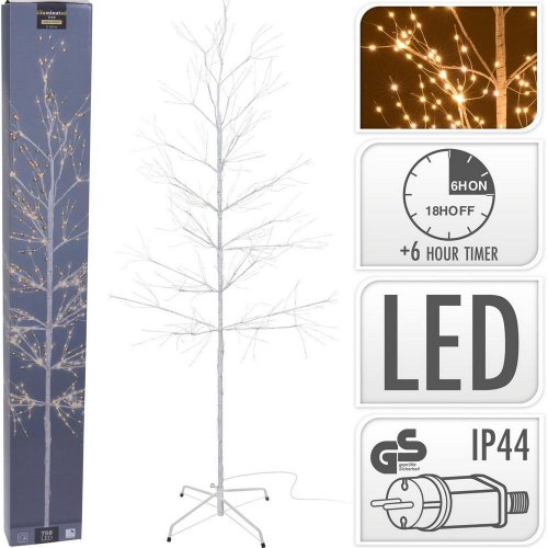 Stromček 180cm 750led časovač ww - Vianočné osvetlenie