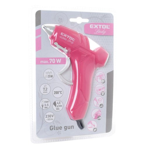 Tavná pištol ružová 70w