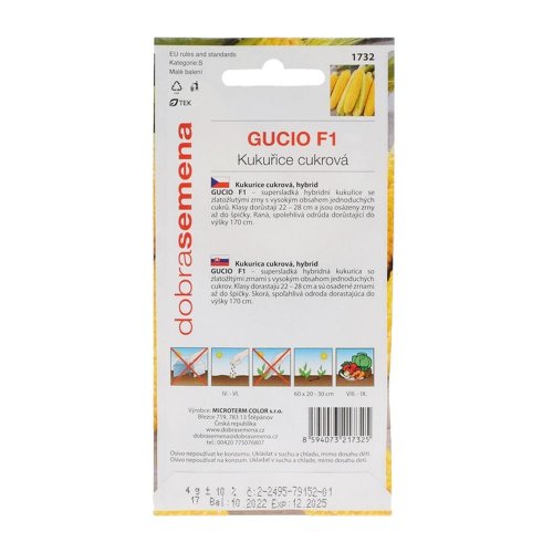 Kukurica cukrová gucio f1 4g