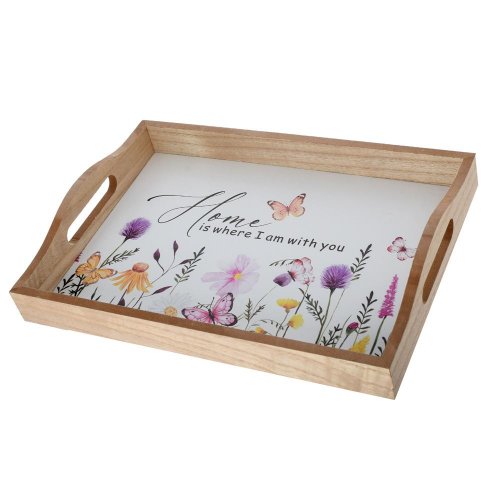 428fl/s tácka veľká s kvetin. motívom bie/fia/nat drevo 35*25*5,5cm