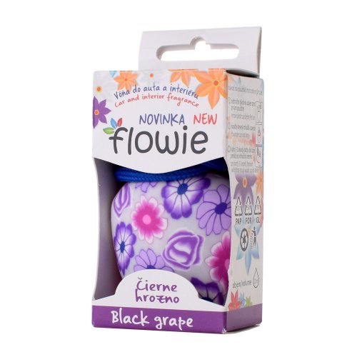 Pevnácenavôňa do auta flowie čierne hrozno