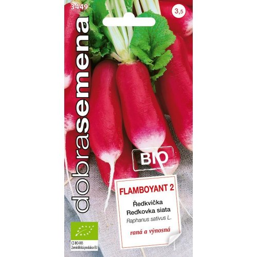 Reďkovka flamboyant bio 2,5g