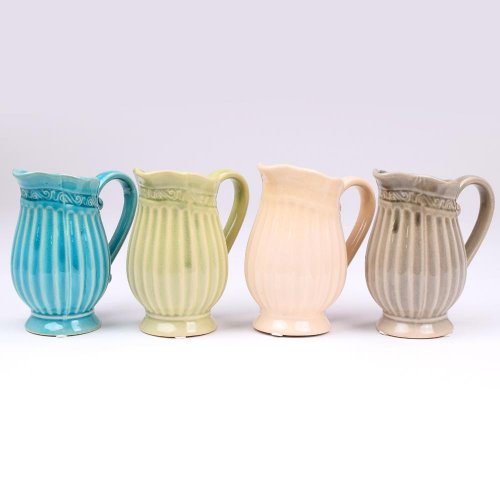 Džbán na suché kvety mix far. 14,5x9,5x15,5cm super cena