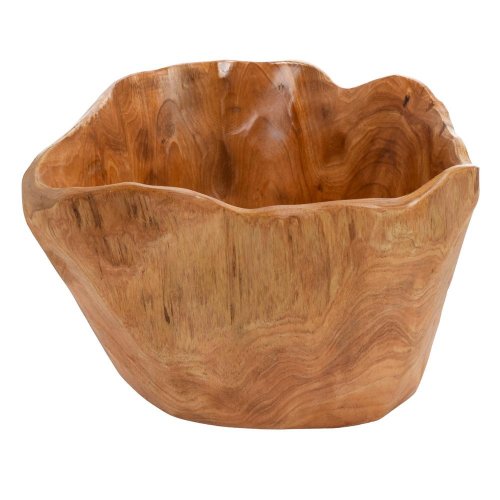 Misa dekor drevo 30-34x20cm natur - Umelé kvety