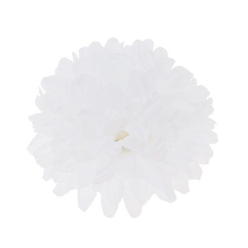 Hlava chryzantéma biela 10cm